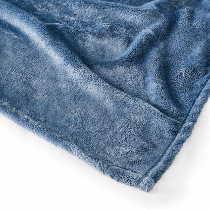 Plush Blanket - Single Bed, Blue