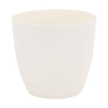 12cm Plastic Pot - White