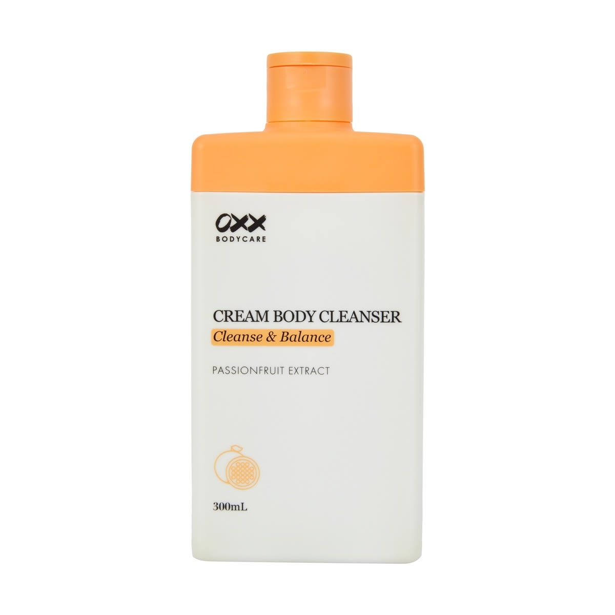 OXX Bodycare Cream Body Cleanser 300ml - Passionfruit Extract