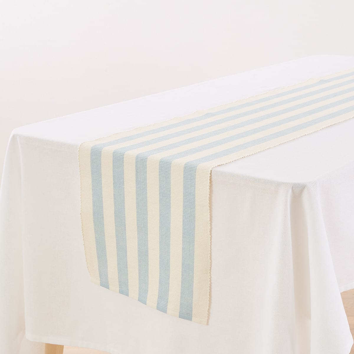 Blue Stripe Table Runner