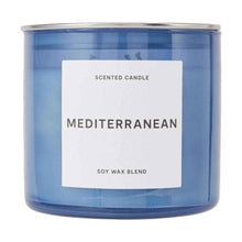 Mediterranean Inspired Glass Candle