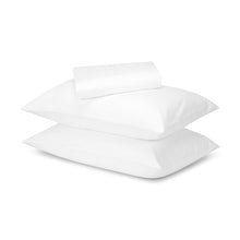 500 Thread Count Australian Grown Cotton Sheet Set - Double Bed, White