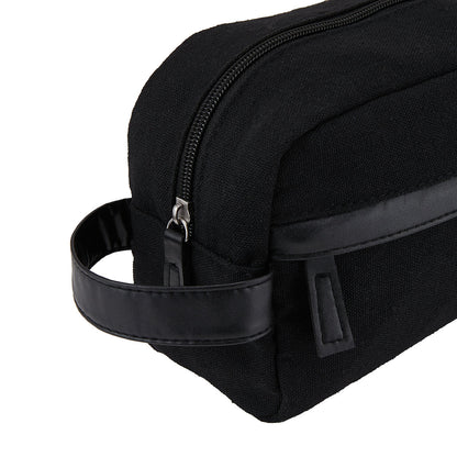 Canvas Washbag - Black