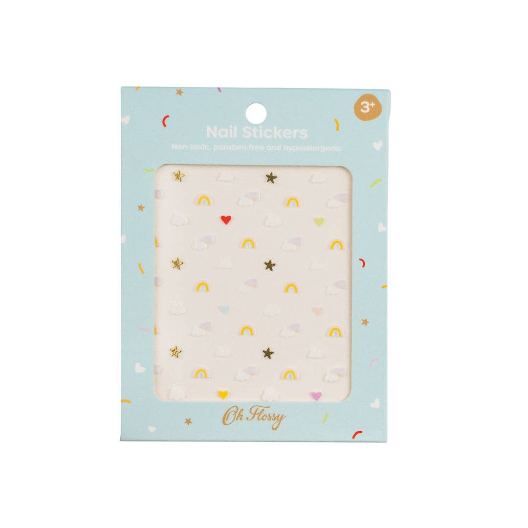 Oh Flossy Nail Stickers Kids Makeup Set Art and craft for kids Best Seller Most Loved in Store 3yrs+
