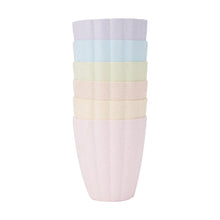 6 Piece Scalloped Cups