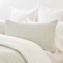 Dakota Cotton Quilt Cover Set - Super King Bed, Sage
