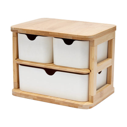 3 Drawer Bamboo Storage Unit