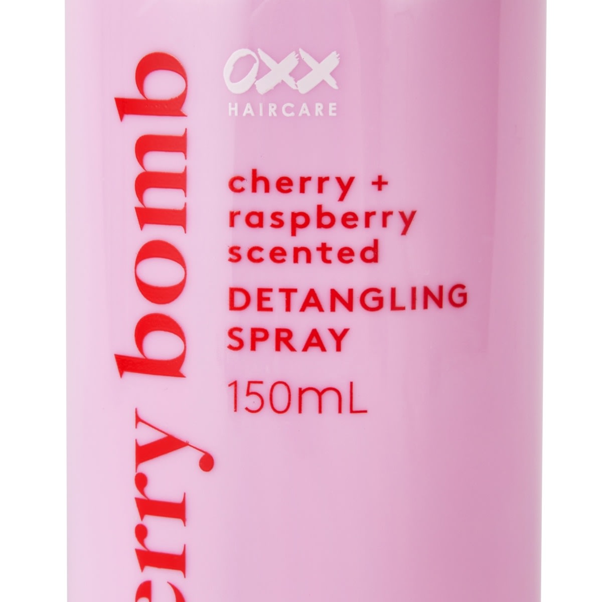 OXX Haircare Cherry Bomb Detangling Spray 150ml - Cherry and Raspberry Scented