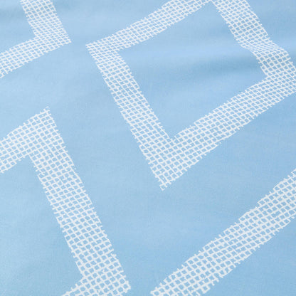 Jude Quilt Cover Set - Queen Bed, Blue