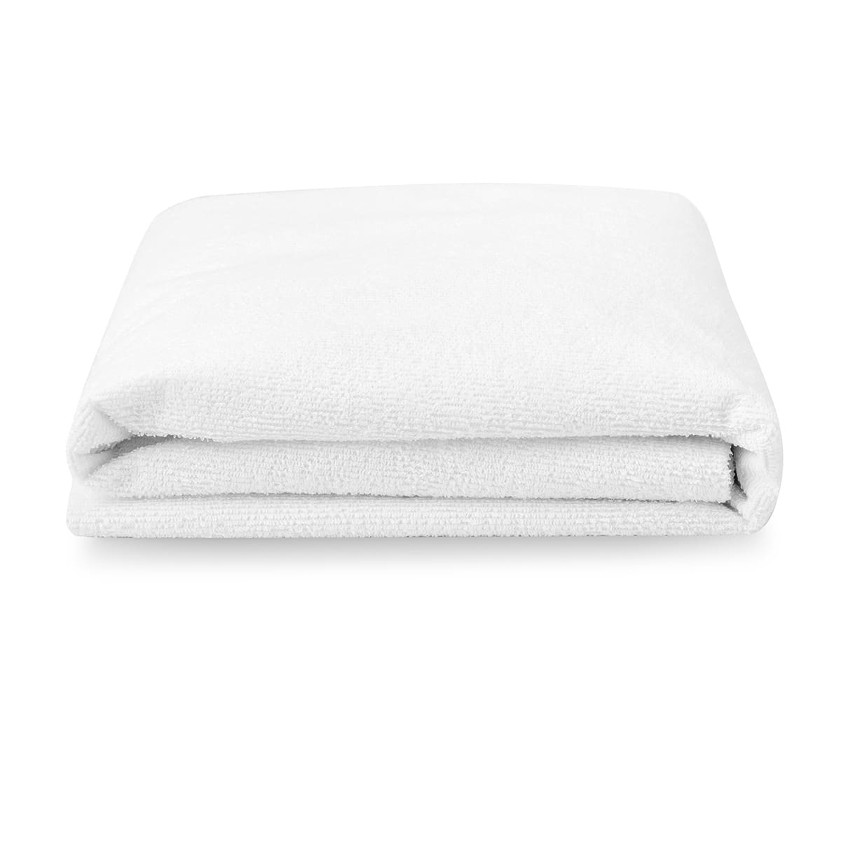 Waterproof Fitted Mattress Protector - King Single Bed, White