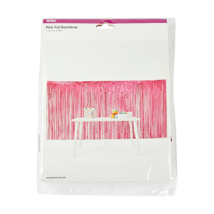Pink Foil Backdrop
