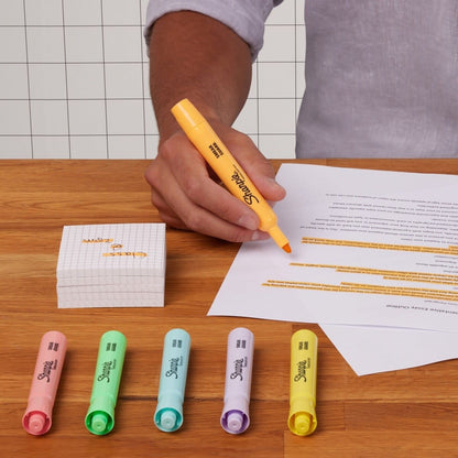 6 Pack Sharpie Highlighters - Pastel