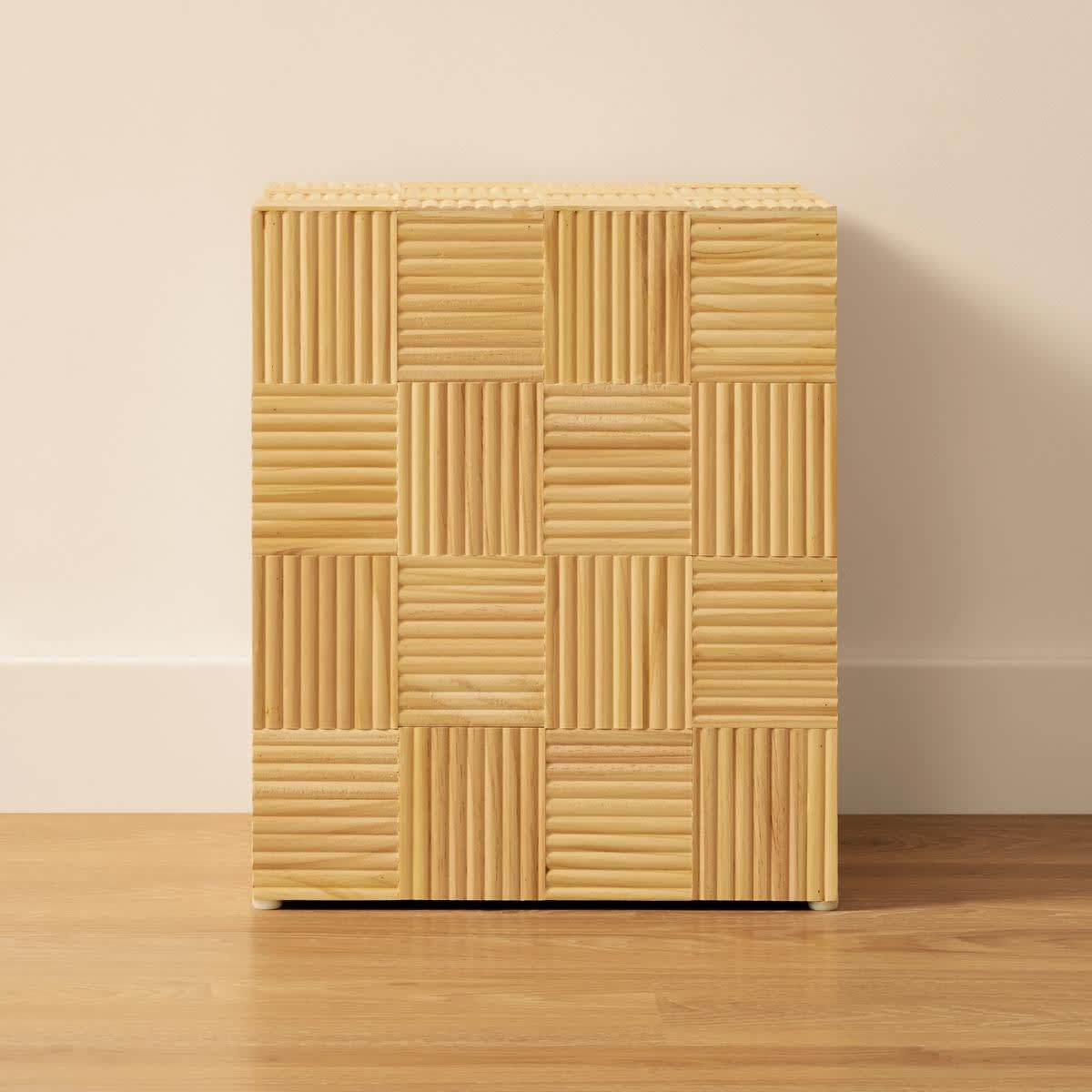 Check Cube Side Table
