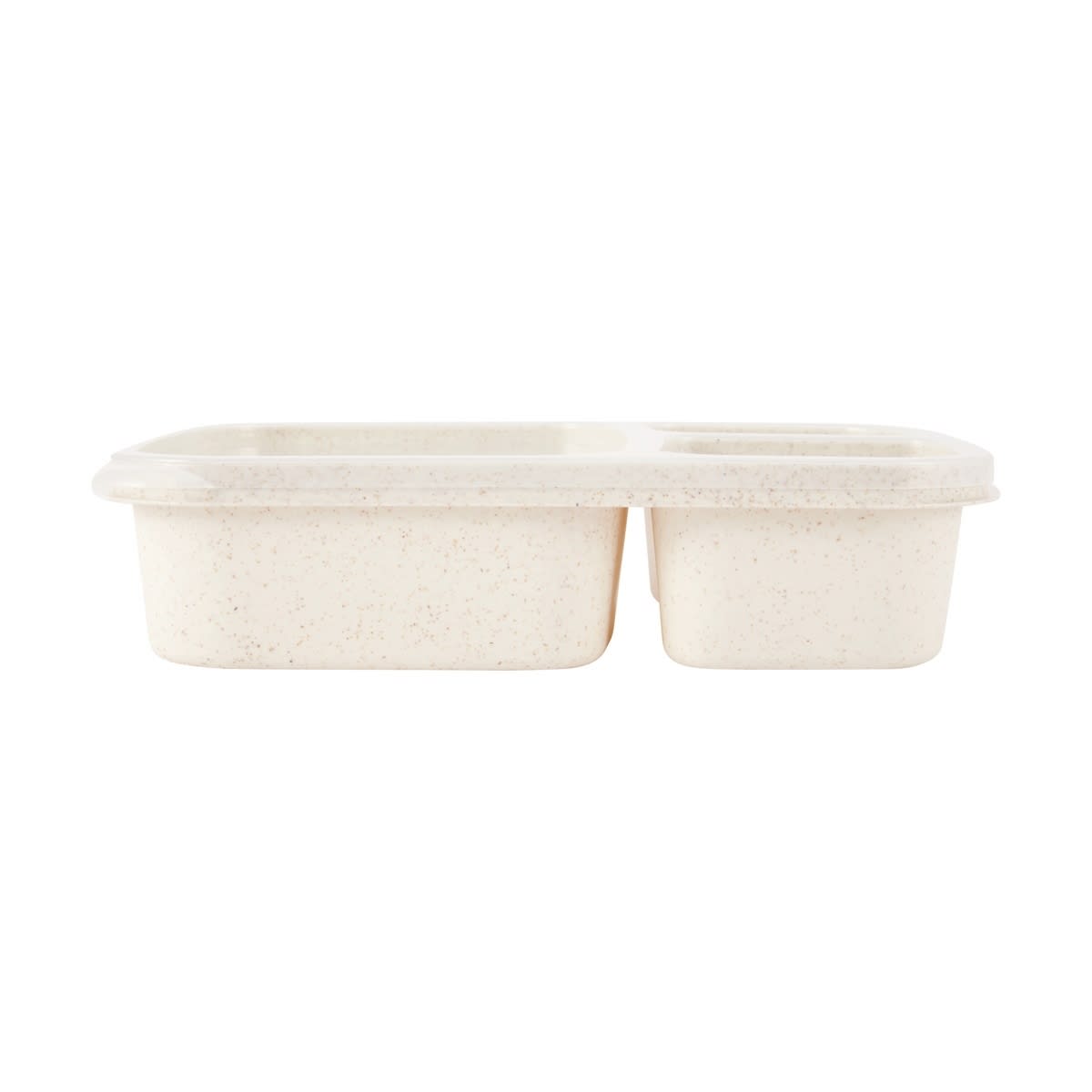 Oatmeal Wheat Straw 3 Section Container Lunch Box