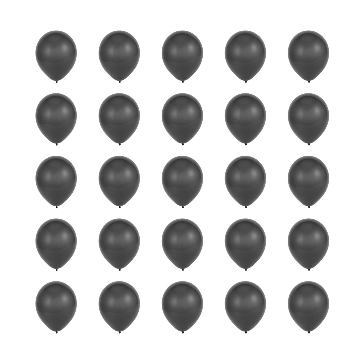 25 Piece Balloons - Black