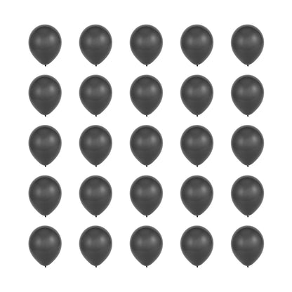 25 Piece Balloons - Black