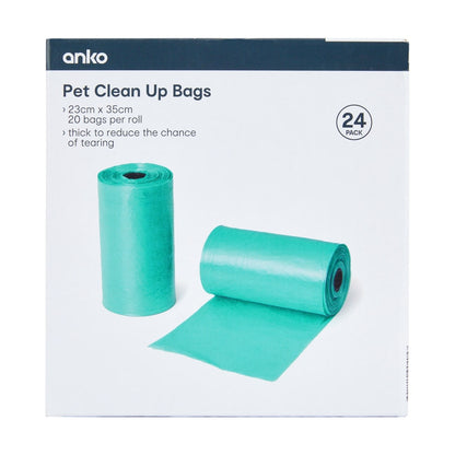 24 Pack Pet Clean Up Bags