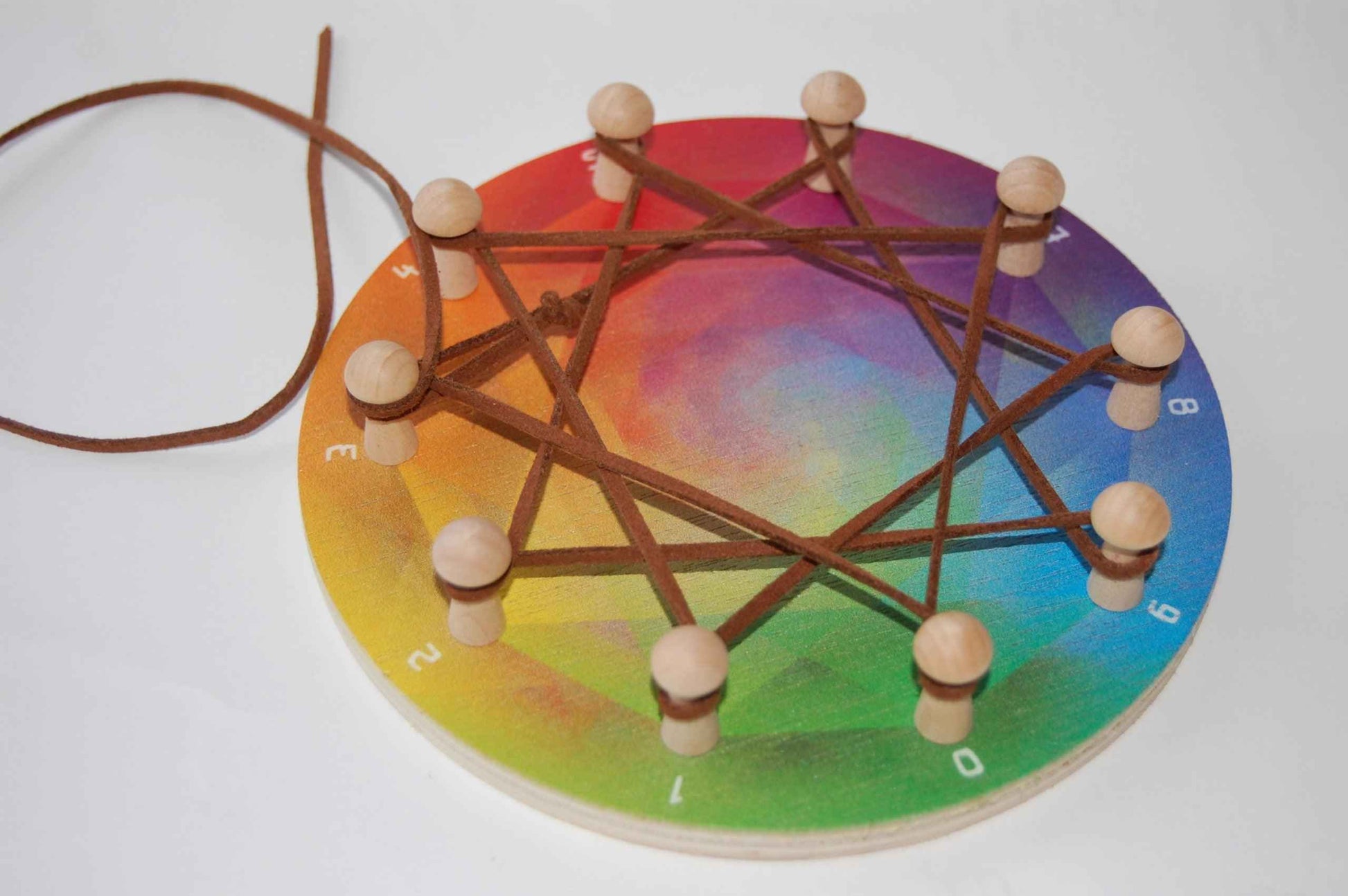 Waldorf Family Maths Wheel Early Math Games for Kids STEM Toys