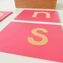Montessori Sandpaper Letter Board