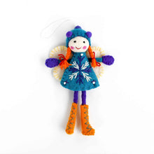 Tara Treasures Felt Fairy Blue Dress Pretend & Imaginative Play Toys Felt Figure Fairy Unicorn and Castle Theme 3yrs+