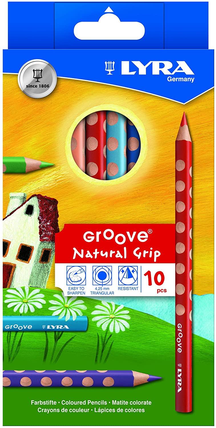 Lyra Groove Coloured Pencils 10 Pencils Stationary Art and craft for kids Best Seller 3yrs+