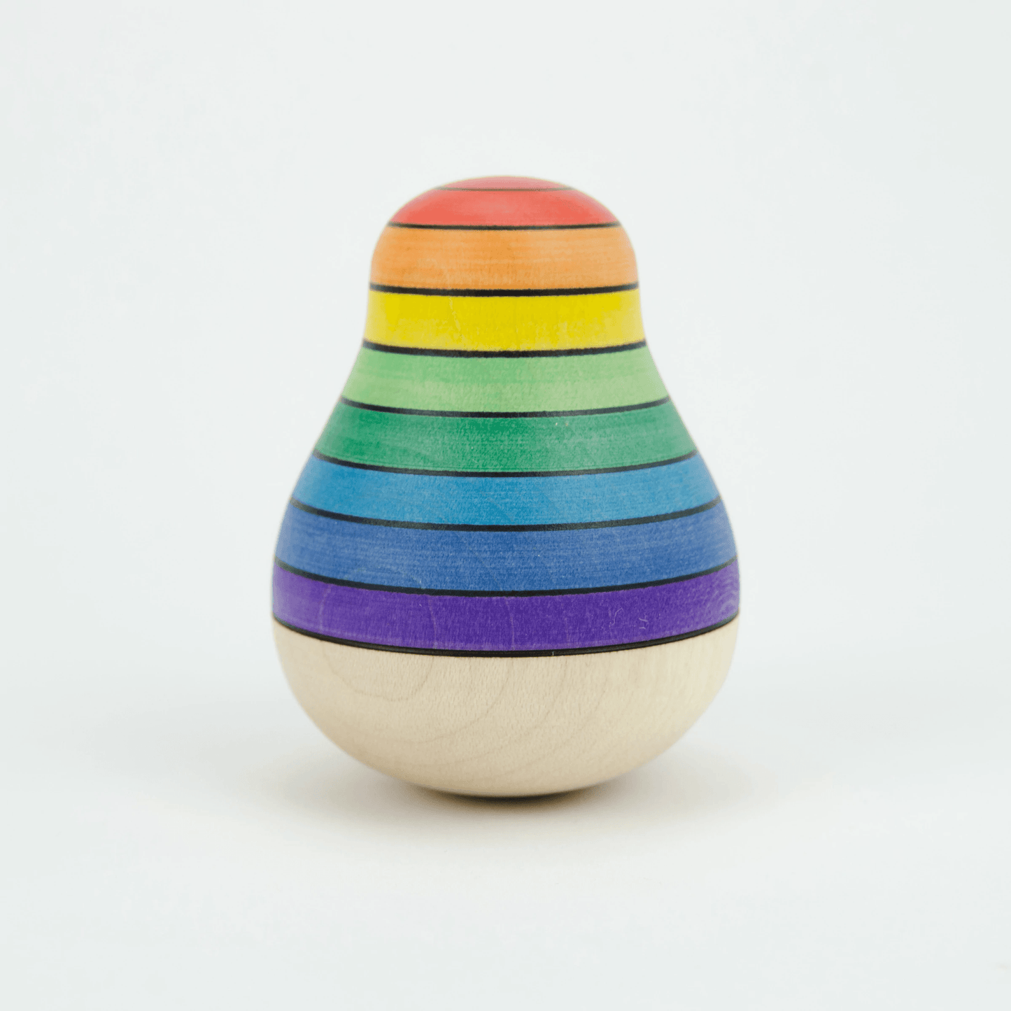 Mader Roly Poly Pear Rainbow Baby Toddler Toys Wooden Toys 8m+