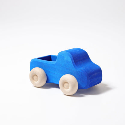 Grimm's Small Truck Blue Baby Wooden Toy Car Baby Gifts Idea Best Seller 0m+