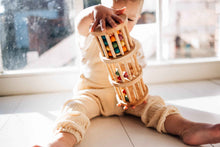 Qtoys Wooden Rainmaker Musical Instruments Baby Toys Baby Gifts Idea Best Seller 6m+