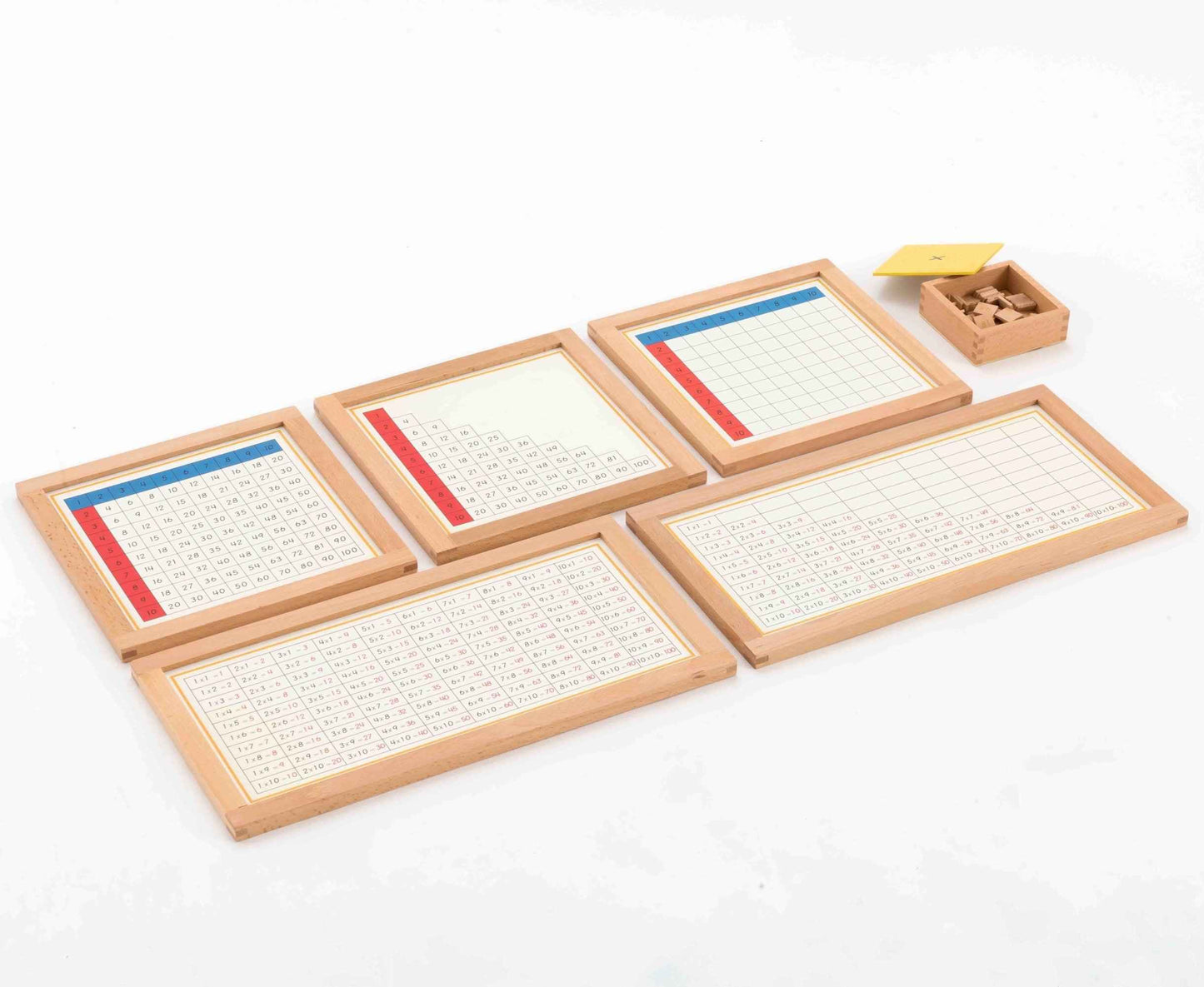 Montessori Multiplication Working Charts Early Math Games for Kids STEM Toys