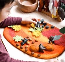 Tara Treasures Small Felt Australian Outback Earth Play Mat Playscape 35cm Australian Animals Pretend & Imaginative Play Toys Best Seller 3yrs+