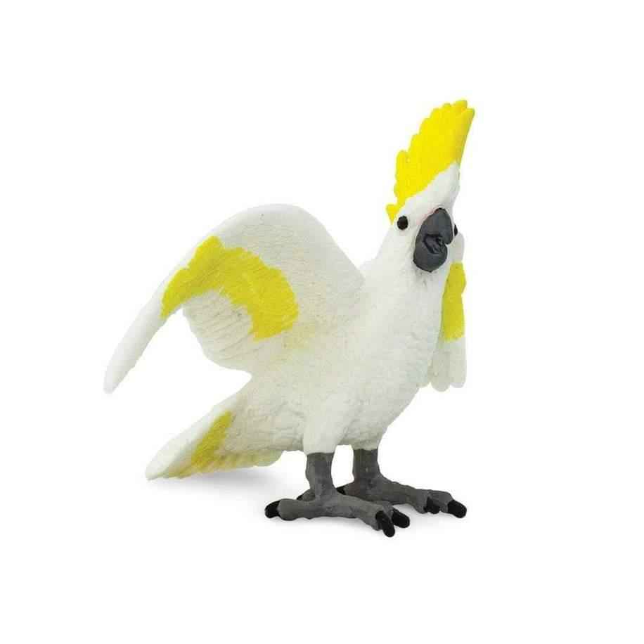 Cockatoo Figurine by Safari Ltd Australian Collection Animal Figurines 3yrs+
