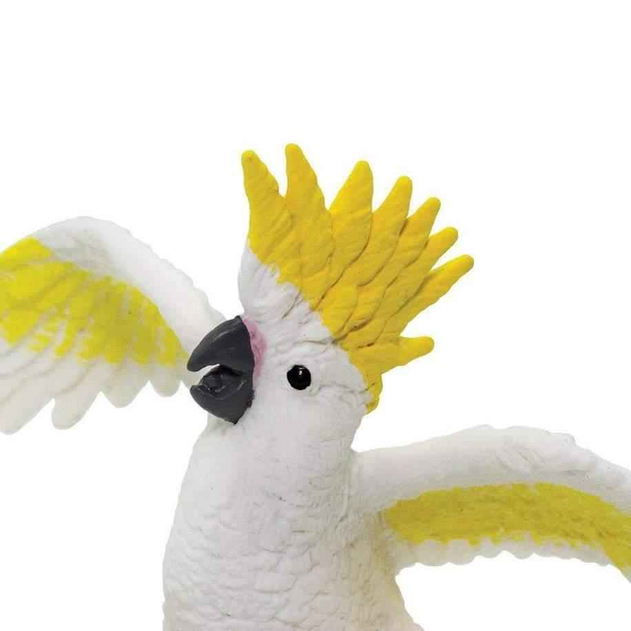 Cockatoo Figurine by Safari Ltd Australian Collection Animal Figurines 3yrs+