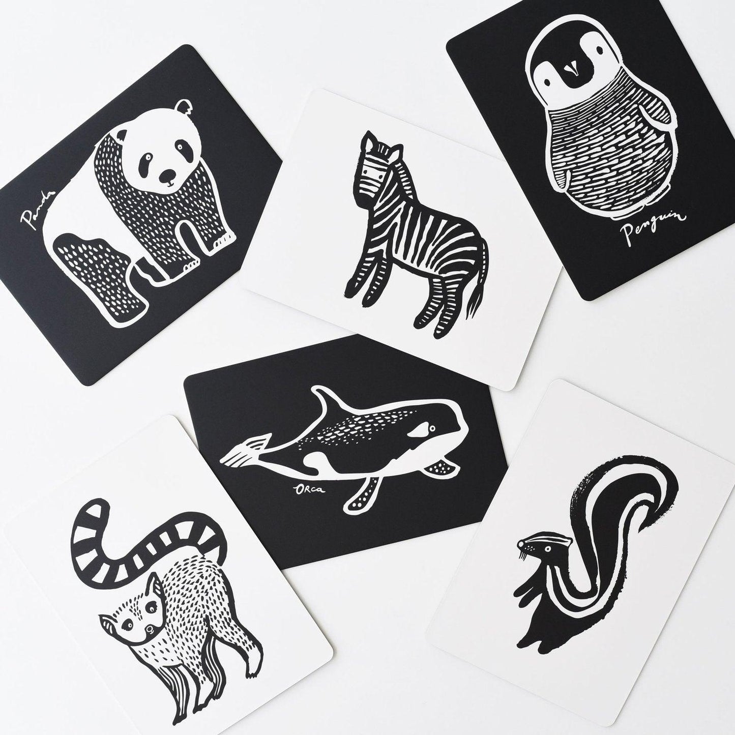 Wee Gallery Art Cards Black & White Collection Baby Toys Baby Gifts Idea 0m+
