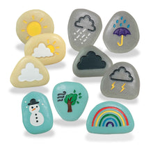 Yellow Door Weather Stones Set of 10 Sensory Play School Range 3yrs+