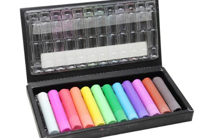 Kitpas Dustless Art Chalk 12pcs Stationary Art and craft for kids 3yrs+