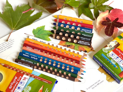 Lyra Groove Coloured Pencils 10 Pencils Stationary Art and craft for kids Best Seller 3yrs+