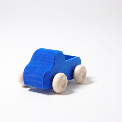 Grimm's Small Truck Blue Baby Wooden Toy Car Baby Gifts Idea Best Seller 0m+