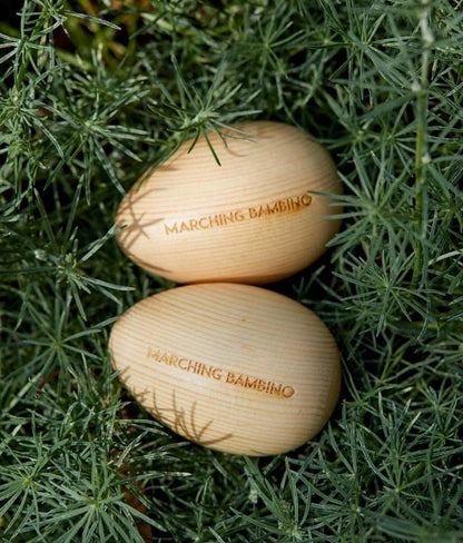 2 X Egg Shakers by Marching Bambino Musical Instrument for Kids Baby Toys Baby Gift Idea 6m+