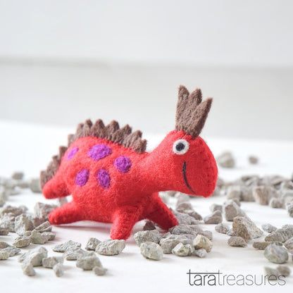 Tara Treasures Felt Dinosaur Pretend & Imaginative Play Felt Animals Dinosaur and Dragon Theme 3yrs+