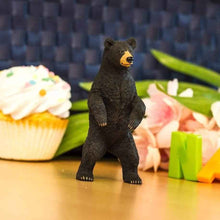 Standing Black Bear Figurine by Safari Ltd Woodland Collection Animal Figurines Clearance 3yrs+