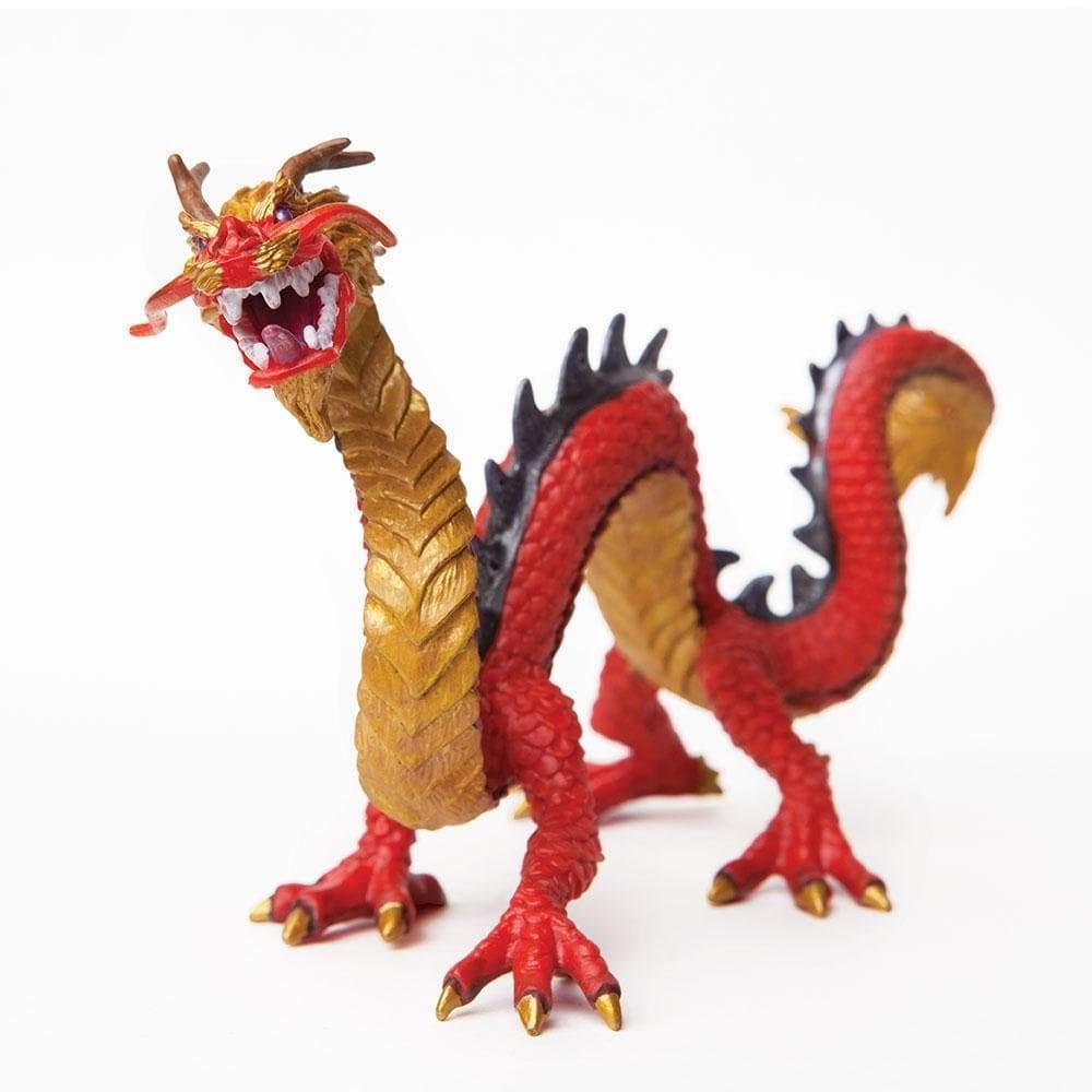 Horned Chinese Dragon Figurine by Safari Ltd Incredible Creature Collection Dinosaur and Dragon Theme 3yrs+
