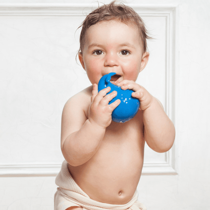 CaaOcho Natural Rubber Blue Whale Ocean Baby Bath Toys Baby Gifts Idea 0m+