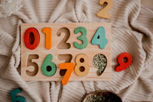 Qtoys Rainbow Number Puzzle Cognitive Developmental Toys for Toddlers Early Math STEM Toys Games for Kids Best Seller 2yrs+