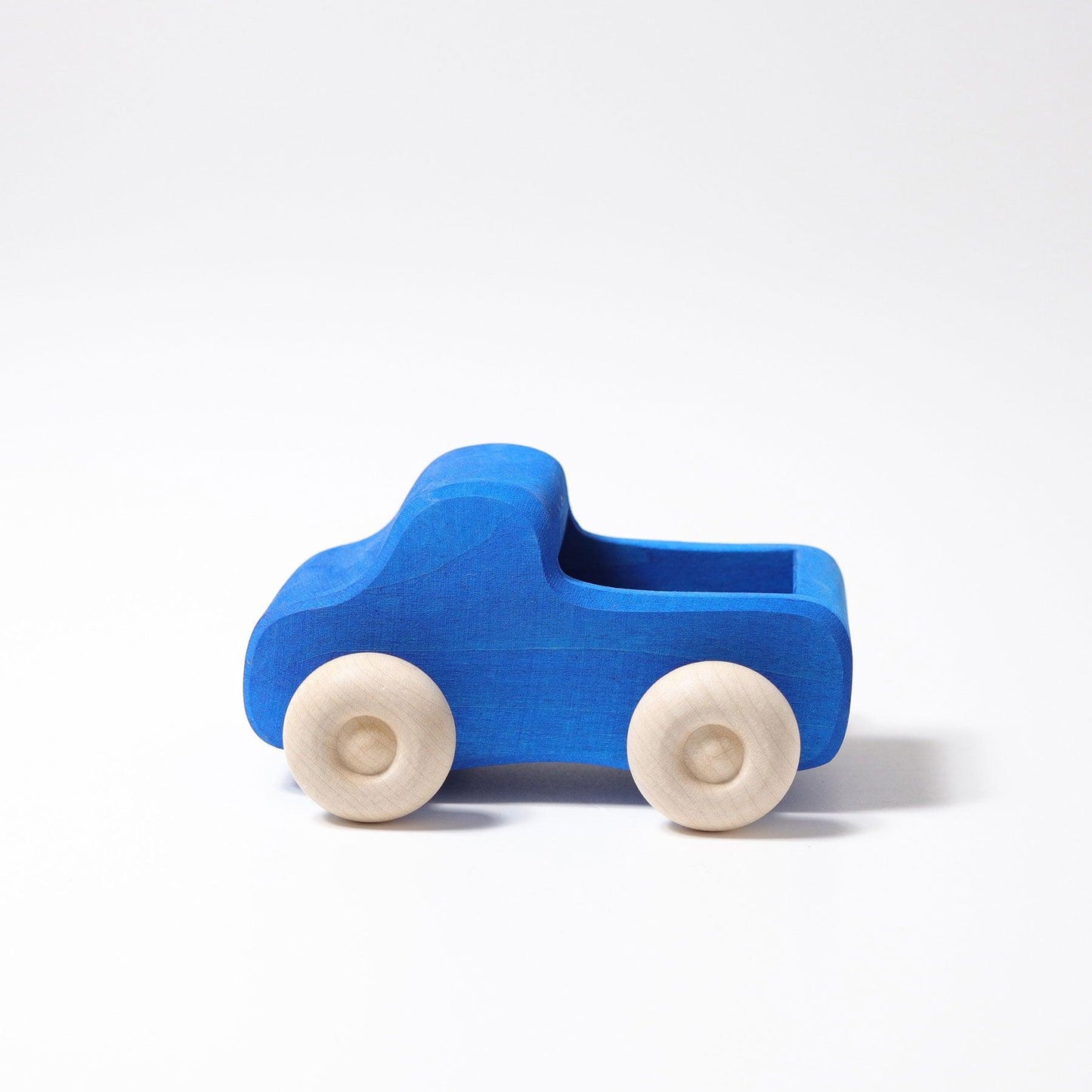 Grimm's Small Truck Blue Baby Wooden Toy Car Baby Gifts Idea Best Seller 0m+