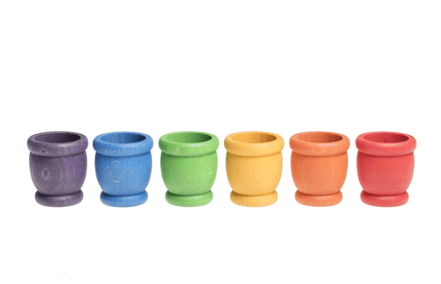 Grapat Coloured Mates 6pcs Baby Toys Gifts Idea 10m+