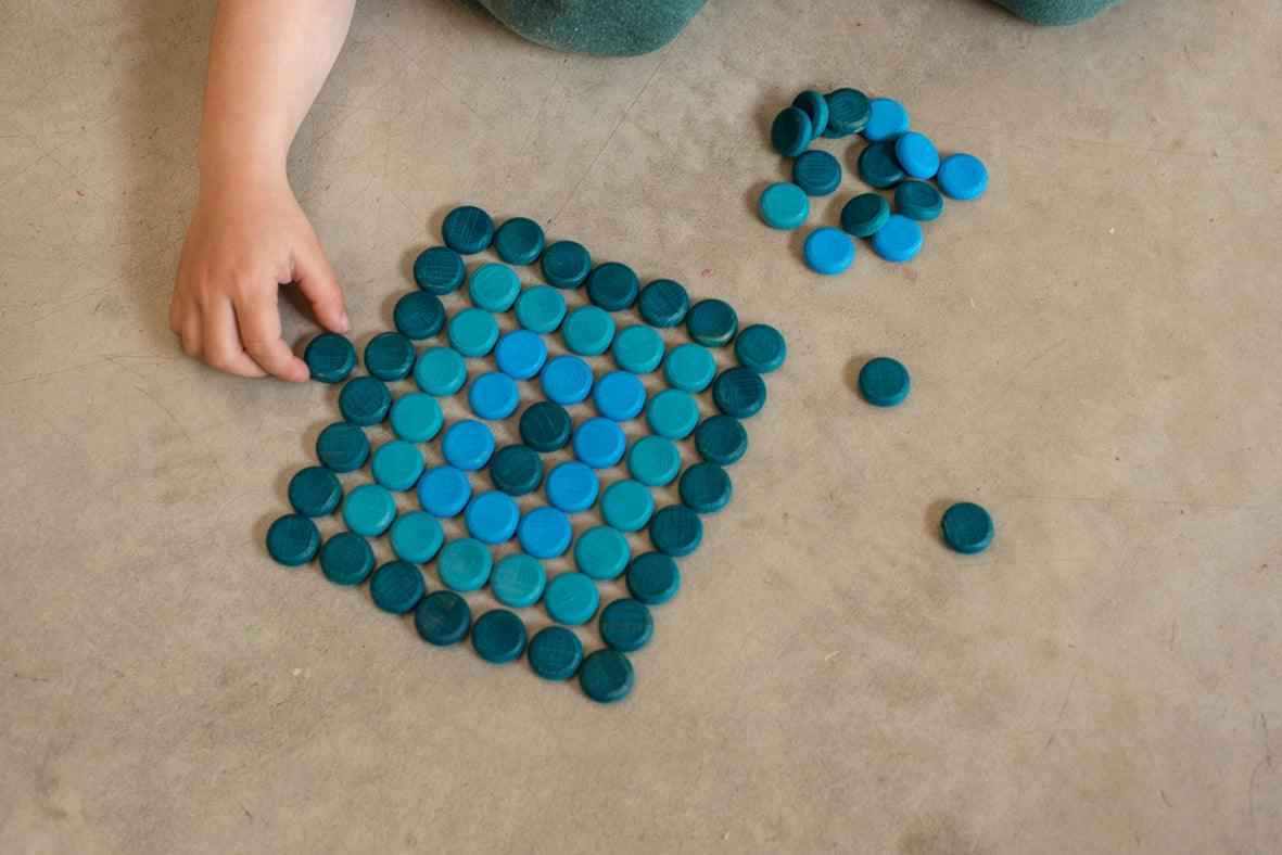 Grapat Mandala Little Coins 36 Piece Math Games for Kids 3yrs+