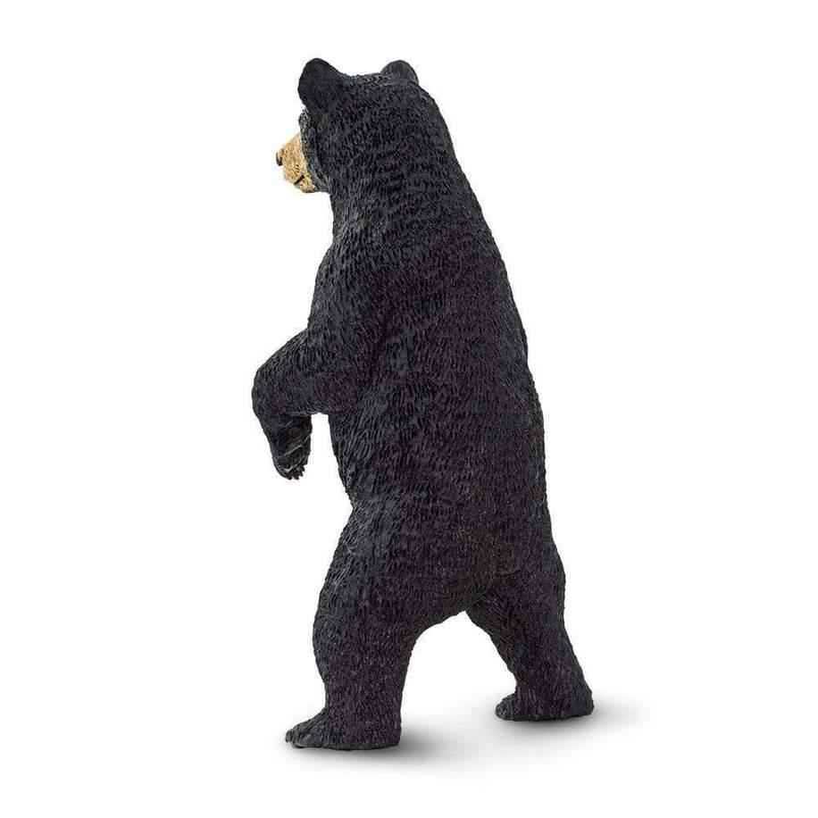Standing Black Bear Figurine by Safari Ltd Woodland Collection Animal Figurines Clearance 3yrs+