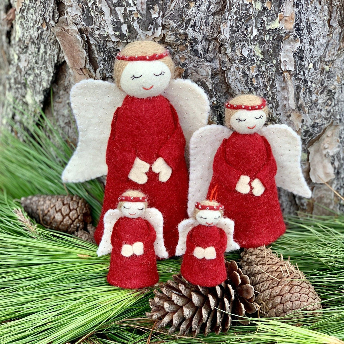 Pashom Christmas Tree Topper Felt Christmas Angel Large Pretend & Imaginative Play Toys Christmas Range 3yrs+