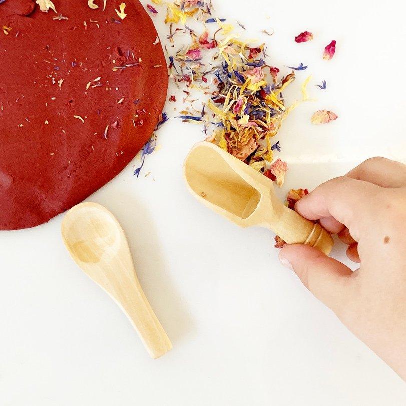 Mini Beech Wood Scoop 8cm Montessori Practical Life Materials