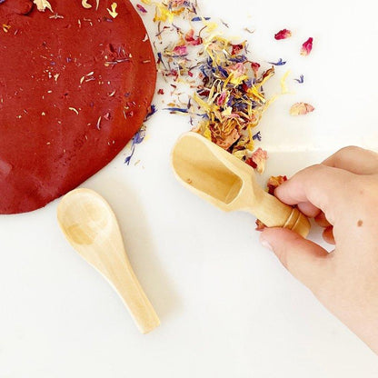 Mini Beech Wood Scoop 8cm Montessori Practical Life Materials
